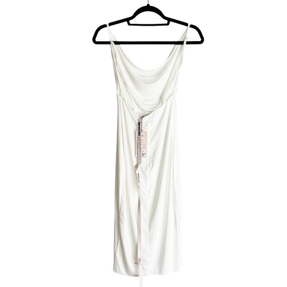 House of CB London Strapless Samara Dress Sleeveless White Women's Size S NWT - Picture 4 of 9